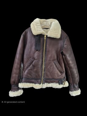 Sheepskin Bomber Jacket